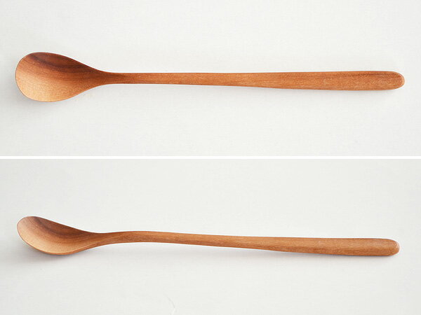 WOOD'N　パフェスプーンカトラリー 天然木 スプーン 匙 おうちカフェ 雑貨 ナチュラル おしゃれ 木のカトラリー カフェ風 モダン 北欧【メール便対象】 TOUGEI