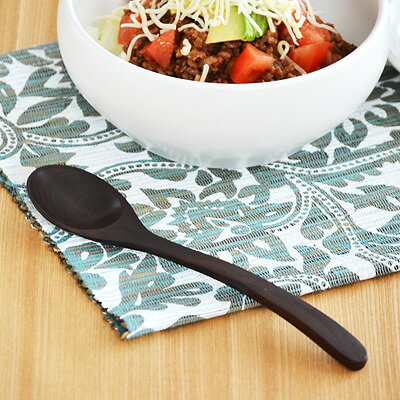 木製　スプーン（L）シタンカトラリー 天然木 スプーン 匙 おうちカフェ 雑貨 ナチュラル おしゃれ 木のカトラリー カフェ風 モダン 北欧【メール便対象】 TOUGEIのサムネイル