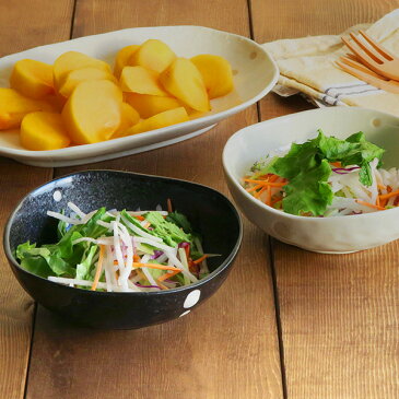 和食器 ボウル 水玉 三角4.5寸鉢 (ドットモノトーンシリーズ) おしゃれ 小鉢 中鉢 和の小鉢 煮物小鉢 サラダボウル 鍋取り鉢 煮物鉢 鉢 サラダボウル 副菜鉢 モダン 和モダン 和柄