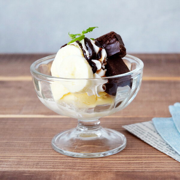 （ガラス製）アトランティック　アイスクリーム(G670020)ガラス グラス デザート食器 アイスカップ アイスボウル アイス鉢 アイス皿 パフェ食器 パンチカップ おしゃれ