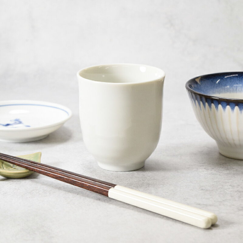 【300円OFFクーポン 〜1/6 9:59】長湯呑 220cc 白 アウトレット 在庫限り和食器 おしゃれ 和モダン シンプル シック 湯呑み 湯飲み ゆのみ 湯のみ コップ カップ 茶器 食器 ドリンクウェア おもてなし 来客食器