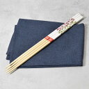 菜箸 33cm 滑り止め加工 クローバー箸 はし 菜箸 取り分け箸 カトラリー 竹製 食卓小物 キッチン雑貨 おしゃれ かわいい