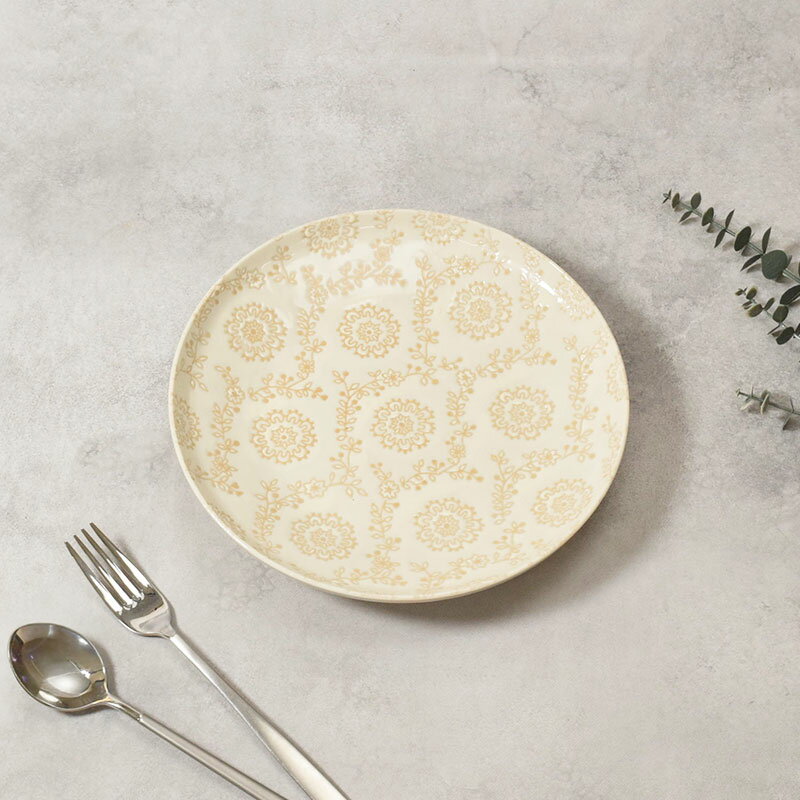 大皿 24.5cm 4点セット ロイヤルレース 送料無料食器セット セット食器 まとめ買い 家族食器 新生活 引っ越し プレート お皿 皿 食器 大皿 ディナープレート ワンプレート 盛り皿 パスタ皿 主菜皿 サラダ皿 デザート皿