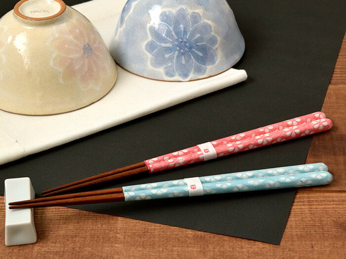 箸 小梅 23cm はし おしゃれ 夫婦箸 和風 柄物 カトラリー 木製 木製カトラリー 食卓小物 キッチン雑貨 和食器 おしゃれ かわいい 花柄1000877/1000885