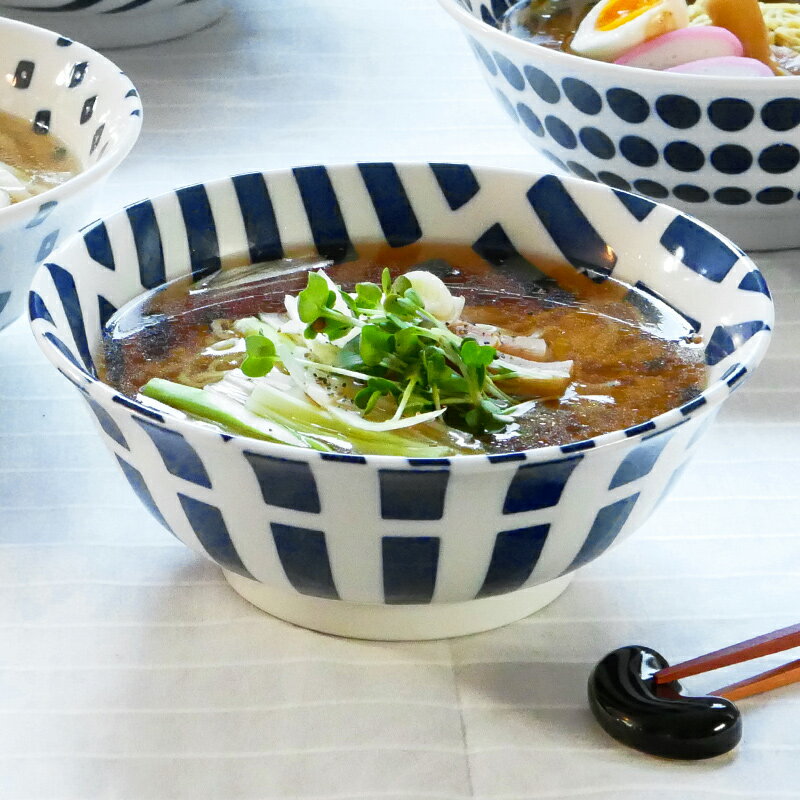 ラーメンどんぶり 21cm 北欧風pattern 軽量食器丼ぶり 丼 麺鉢 おしゃれ 和食器 洋食器 ボウル 鉢 大鉢 食器 ラーメン鉢 うどん丼ぶり そば丼ぶり 丼物 カフェ丼 軽い食器 2