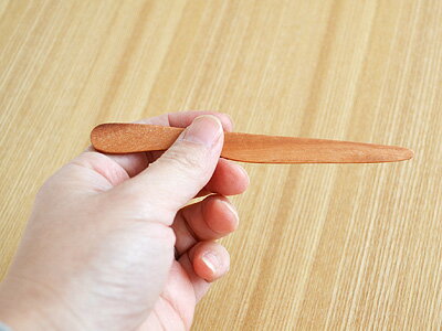 木製　和風ナイフナイフ カトラリー ピック 菓子切 和菓子用ナイフ おうちカフェ ...
