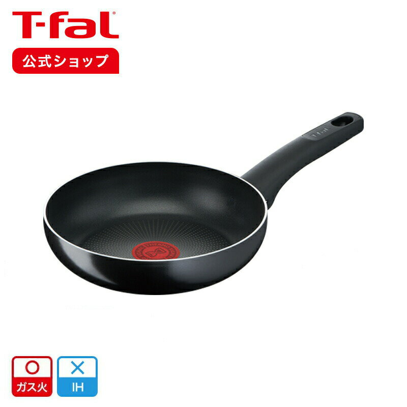 ハードチタニウム・インテンス フライパン 20cm D51902 | T-fal Tfal ガス ガス火 単品 調理器具 20センチ ガス火専用 キッチン用品 キッチンツール