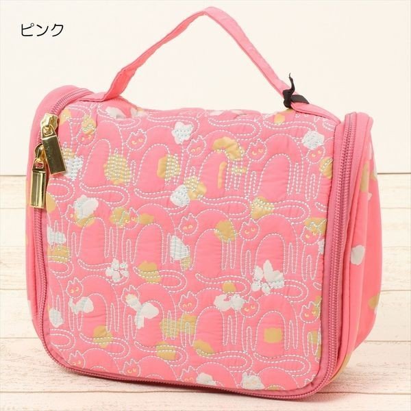 ポーチ レディースバッグ レディースファッション キルト ネコ吊り スパバッグ おしゃれ スマート 女の子 華やか 旅 大人の女性 旅行 トラベル かばん バッグ 入れ物 鞄 カバン レディース 女性 女性用 ファッション 宿泊 遠出 お泊り オシャレ お洒落 オシャ 泊り はなやか