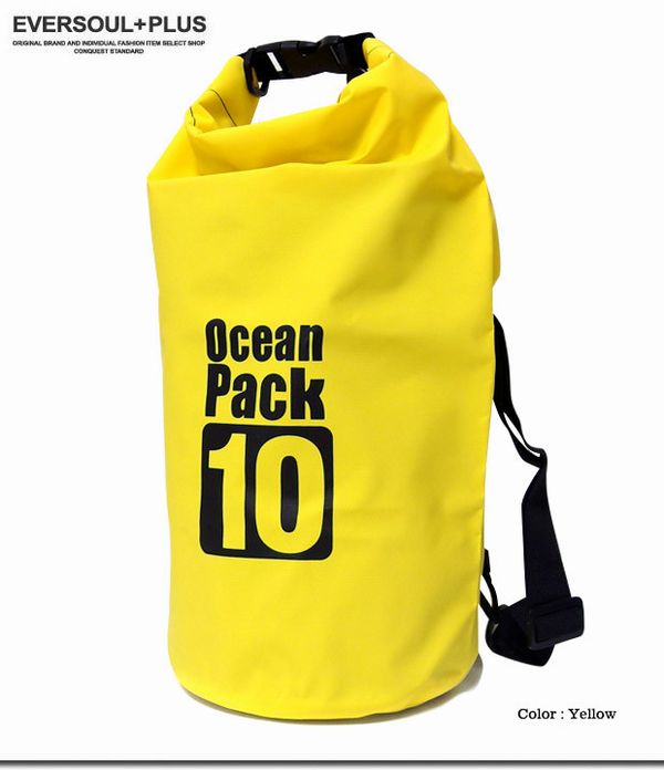 メンズバッグ メンズファッション アウトドア カラフル おしゃれ 防水2WAY ドライバッグ 10L マリンス..