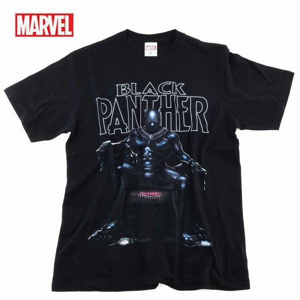 Ⱦµ T åȥ ȥåץ 󥺥եå MARVEL ֥åѥ󥵡 ޡ٥ BLACK PANTHER ᥳ ...