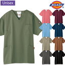 Dickiesスクラブ 7033SC 男女兼用 SS〜4L フォーク FOLK 9色展開