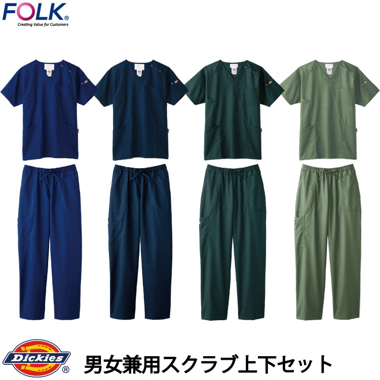 DickiesXNu㉺Zbg 7045SC-5020SC-SET jp SS`4L tH[N FOLK 4FWJ