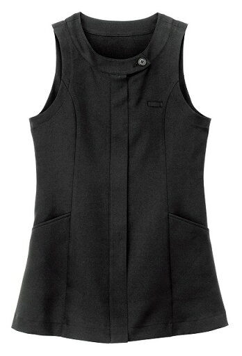 エプロン 【ボストン商会 ボンユニ BON UNI】 飲食店制服 カフェ レストラン 接客 女性用 レディース ベストエプロン 00918-99 黒 エプロン 【ボストン商会 ボンユニ BON UNI】 飲食店制服 カフェ レストラン 接客 女性用 レディース ベストエプロン 00918-99 黒