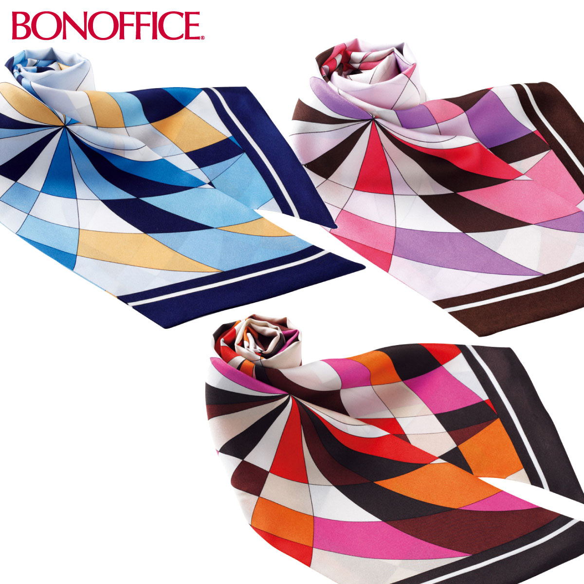 スカーフ BA9120 フリーサイズ BONMAX ボンマックス 3色展開