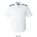 半袖シャツ(肩章付) KB1910 女性用 SS〜XL FELLOWS チクマ ホワイト