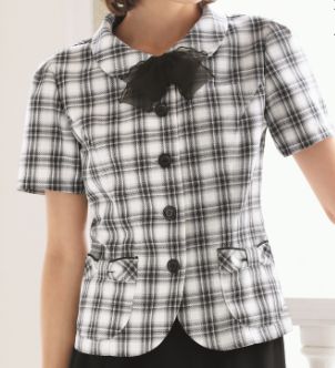オーバーブラウス【神馬本店 SELECT STAGE】SS670L 事務服 オフィス 受付 コンシェルジュ 接客 サービス 女性用 レディス チェック 夏 吸汗 速乾 汚れにくい ホームクリーニング 洗濯可 制電 リボン 3色展開 オーバーブラウス【神馬本店 SELECT STAGE】SS670L 事務服 オフィス 受付 コンシェルジュ 接客 サービス 女性用 レディス チェック 夏 吸汗 速乾 汚れにくい ホームクリーニング 洗濯可 制電 リボン 3色展開