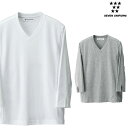ニットシャツ(男女兼用)CU2697 SS〜3L セブンユニフォーム SEVEN UNIFORM 2色展開