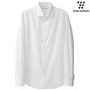 シャツ(男性用)CH4430 S~3L セブンユニフォーム SEVEN UNIFORM ホワイト 1色展開