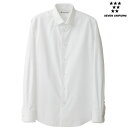 ボタンダウンシャツ(男性用)CH4432 S~3L セブンユニフォーム SEVEN UNIFORM ホワイト 1色展開