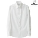 ボタンダウンシャツ(女性用)CH4433 7~15号 セブンユニフォーム SEVEN UNIFORM ホワイト 1色展開