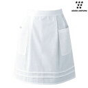 サロンエプロン(女性用)JT4523 レギュラーサイズ セブンユニフォーム SEVEN UNIFORM 1色展開