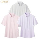 半袖ブラウス GBSL-1665 5号~21号 女性用 GROW グロウ 3色展開|詳細画像