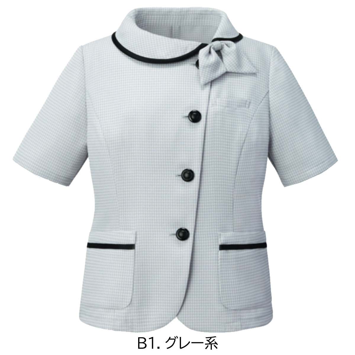 オーバーブラウス GOBL-1903 5号〜21号 女性用 GROW グロウ 5色展開