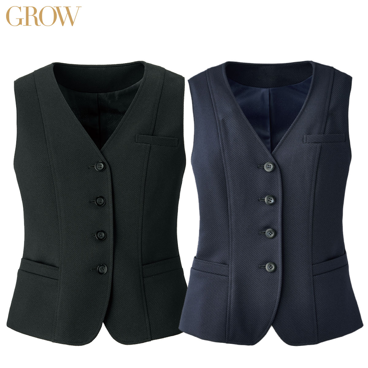 ベスト GVEL-1652 5号~19号 女性用 GROW グロウ 2色展開