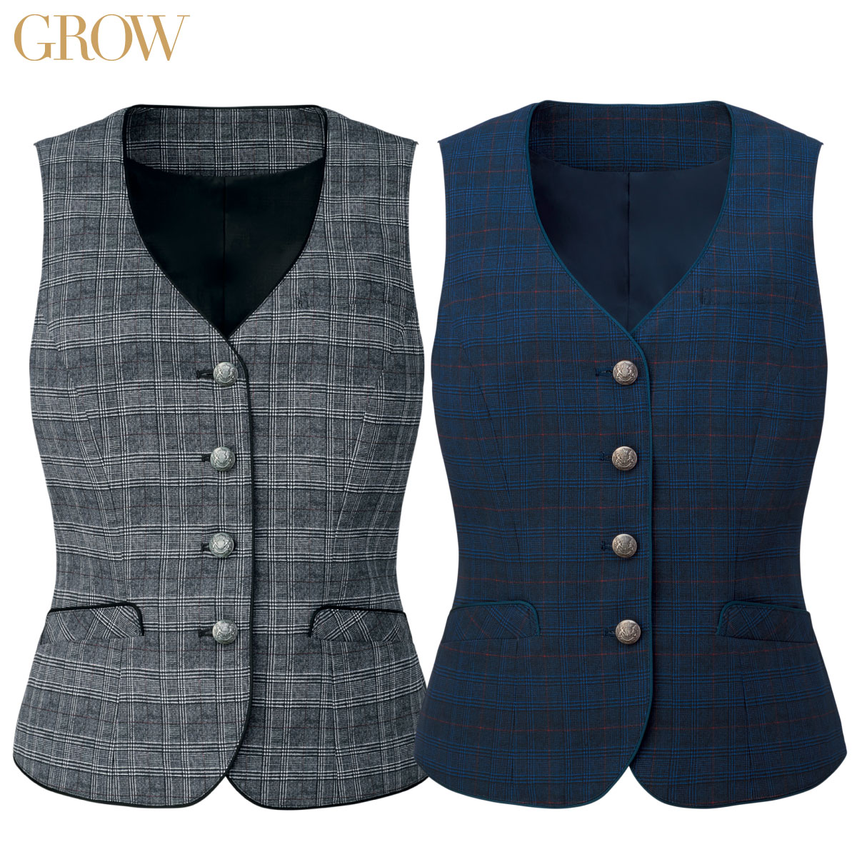 ベスト GVEL-1862 5号～19号 女性用 GROW グロウ 2色展開