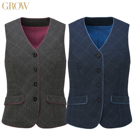 ベスト GVEL-2058 5号~21号 女性用 GROW グロウ 2色展開 ベスト GVEL-2058 5号~21号 女性用 GROW グロウ 2色展開