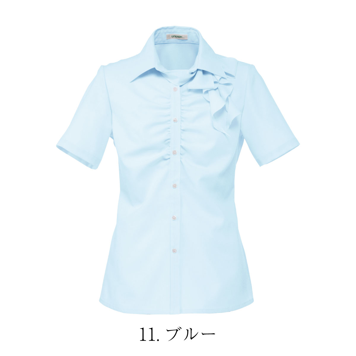 女性用 半袖ブラウス U81550 5号〜19号 UNILADY ヤギコーポレーション 3色展開