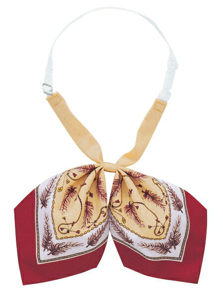 【アクセサリー】【ハネクトーン HANECTONE リボンタイ-フリーサイズ 8034】女性用　レディス　オフィス　受付　サービス　接客　レセプション　プリントデシン　ピンク系　グリーン系　2色展開　ワンポイント　アクセント【カウンタービズ Counter Biz】