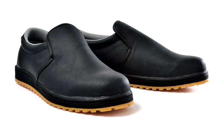 キッチン 調理場 ホール レストラン ファミレス 食品工場 抗菌・防臭・中底 耐滑ソール 耐油性ゴム底 男女兼用 ホワイト ブラック【安全靴・長靴】【ジーベック 厨房シューズ-22.0〜29.0 85665】のサムネイル