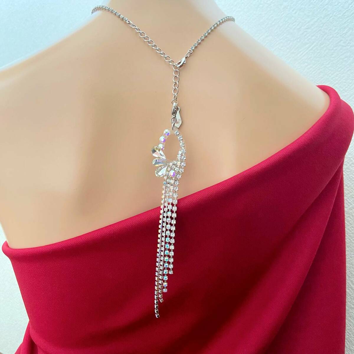 社交ダンス バックチャーム パーティー ブライダル 綺麗 華やか 人気 上品 アクセサリー プレゼント トップス モダンドレス スカート ギフト 結婚式 レディ...