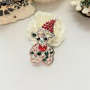 クリスマス ブローチ おしゃれ 雪だるま 人気 上品 アクセサリー プレゼント ギフト 結婚式 レディース 華やか ウエディング パーティー キラキラ ブローチ おしゃれ 普段使い お出かけ