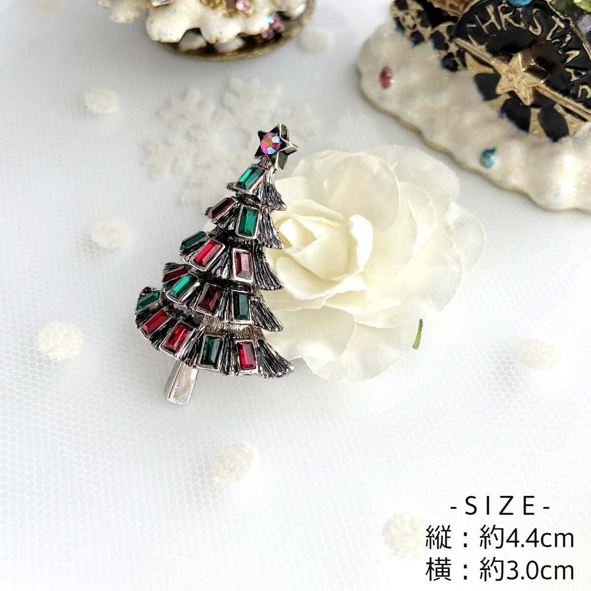 クリスマス ブローチ おしゃれ ツリー クリスマスツリー アクセサリー プレゼント ギフト 結婚式 レディース 華やか ウエディング パーティー キラキラ ブローチ おしゃれ 普段使い お出かけ