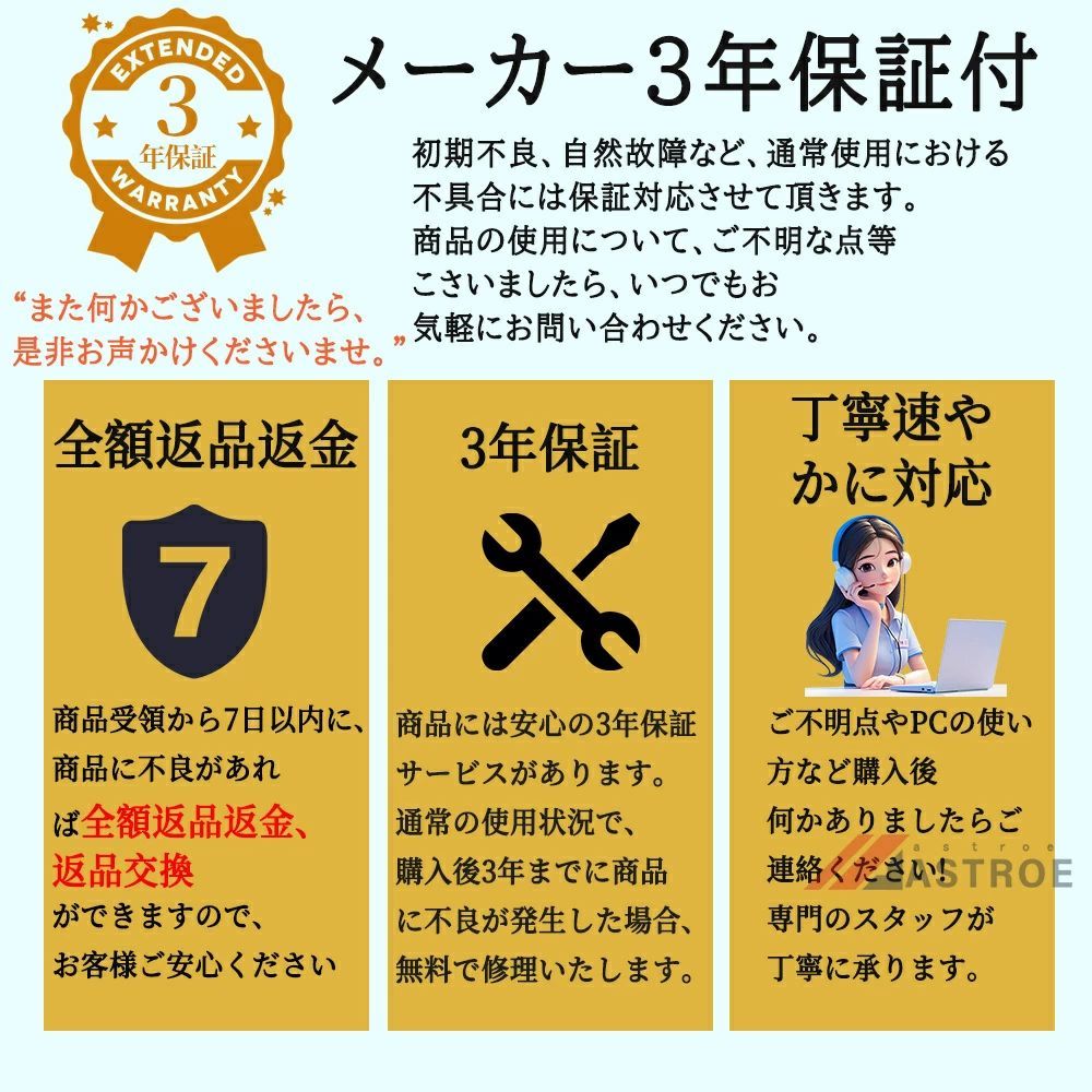 ＼office付き・3年保証／2025新品 ノートパソコン office付き 初期設定済み Windows11 指紋認証 15.6インチ フルHD液晶 PC office intel高性能N5095 3.4GHz 4コア 32GBRAM DDR4 2TB M.2SSD WEBカメラ 無線 Bluetooth USB3.0 薄型 テンキー付き 日本語キーボード