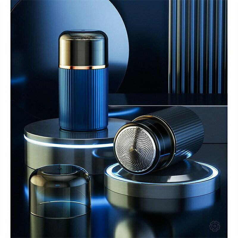 メンズシェーバー 髭剃り 小型 ミニシェーバー USB急速充電 Type-C充電 電気シェーバー 6枚刃 電動髭剃り 男性 シェーバー 深剃り 回転式