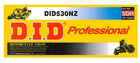 DIDチェーン　530NZ 100L スチール FB(軽圧入クリップタイプ) 171151