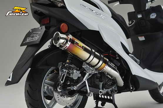 Realize(リアライズ) EXIST（イグジスト） Ti チタンマフラー 4型/5型シグナスX 340-010-01