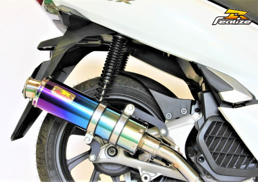Realize(リアライズ) 22Racing Ti チタンマフラー PCX (JF81) 345-009-01