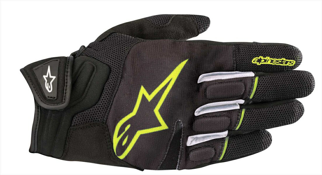 ApCX^[Y@ATOM GLOVE@155 BLACK YELLOW FLUO@XLTCY 060293