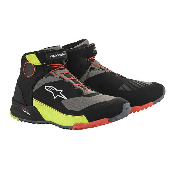 アルパインスターズ　CR-X DRYSTAR RIDING SHOE　1538 BLACK YELLOW FLUO RED FLUO　8 25.5cm 191039