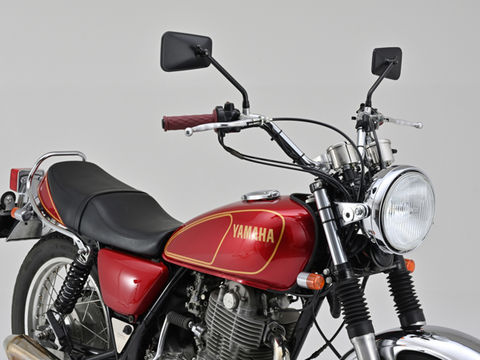 DAYTONA (デイトナ) ハイビジミラー CLASSIC M10逆ネジ/ハイ　ブラック　新保安基...