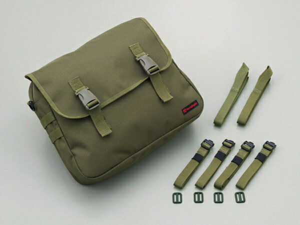 DAYTONA (デイトナ) HenlyBegins サドルバッグMIL 10L　グリーン　 90557
