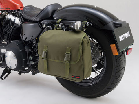 DAYTONA (デイトナ) HenlyBegins サドルバッグMIL 10L　グリーン　 90557