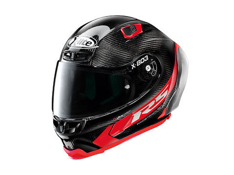 DAYTONA (デイトナ) NOLAN X-lite X-803RS ULTRA CARBON ホットラップ　レッド/13　Lサイズ 16457