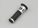 DAYTONA (デイトナ) PRO-GRIP スーパーバイクグリップ#728 STDラバー 122mm 貫通 ブラック/シルバー 98090