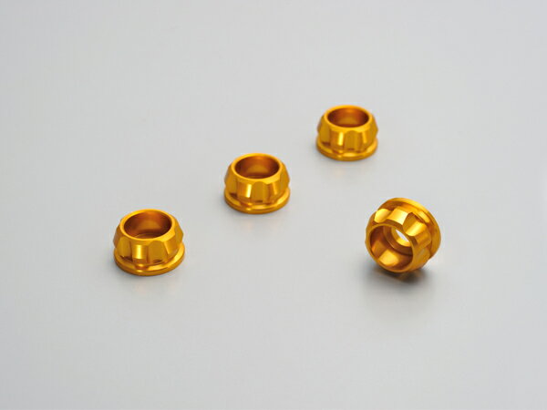 DAYTONA (デイトナ) PREMIUM ZONE キャップボルトカラー M6　ゴールド（4個入り） 91917