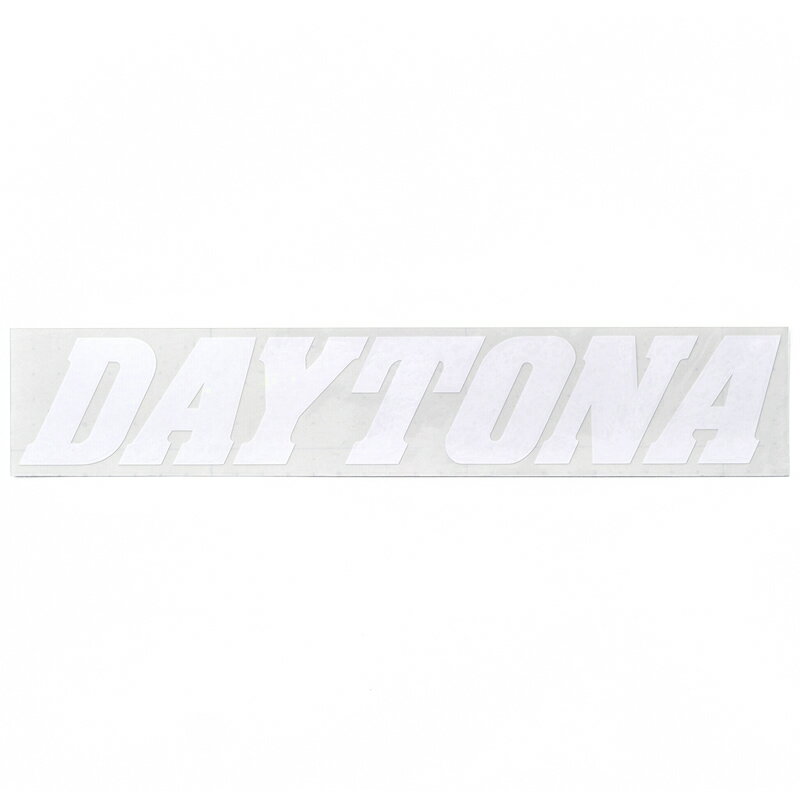 楽天t-joyDAYTONA （デイトナ） バイク ステッカー ブランドロゴ DAYTONA 抜き文字 85×20mm ホワイト 21206